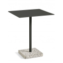 TERRAZZO TABLE stôl, 60x60 cm, anthracite
