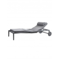 CONIC plážové ležadlo, light grey