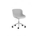 Hyg Chair Swivel 5W Full Upholstery alu/grey