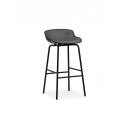 Hyg Barstool 75 Front Upholstery black/ultra leather