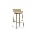 Hyg Barstool 75 Full Upholstery sand/main line flax