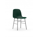 Form Chair chrome/green