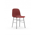 Form Chair chrome/red