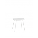 FIBER STOOL, white
