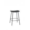 FIBER BAR STOOL, black