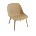 FIBER LOUNGE CHAIR, oak/ochre