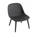 FIBER LOUNGE CHAIR, anthracite black/black