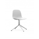 Form Chair Swivel 4L alu/white