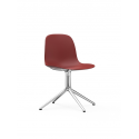 Form Chair Swivel 4L alu/red