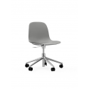 Form Chair Swivel 5W alu/grey