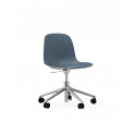 Form Chair Swivel 5W alu/blue