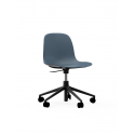 Form Chair Swivel 5W black/blue