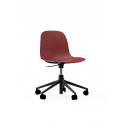 Form Chair Swivel 5W black/red