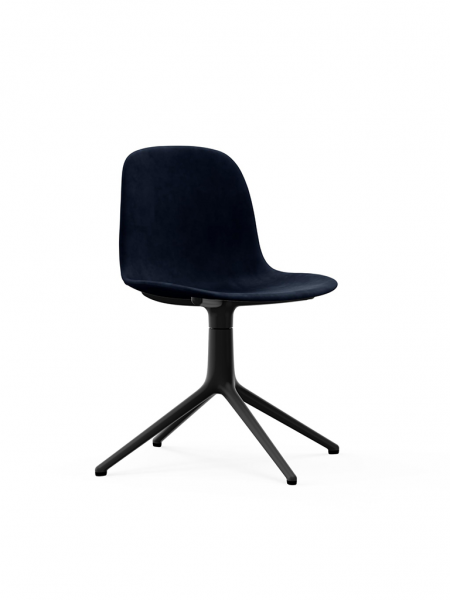 Form Chair Swivel 4L Black Full Upholstery čalúnená stolička s centrálnou podnožou