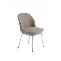 OSLO SIDE CHAIR, chrome/Ocean 32