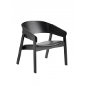 COVER LOUNGE CHAIR, black/leather Refine black