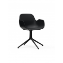 Form Armchair Swivel 4L black