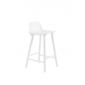 NERD barová stolička, white 