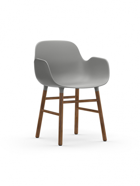 Form Armchair walnut stolička
