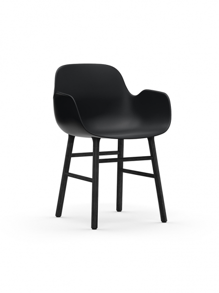 Form Armchair Black stolička