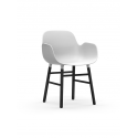 Form Armchair black/white