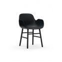 Form Armchair Black black/black