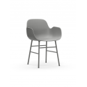Form Armchair steel/grey