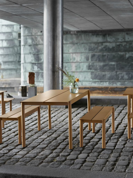 LINEAR STEEL TABLE jedálenský stôl, 140 cm
