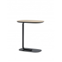 RELATE príručný stolík, oak/black