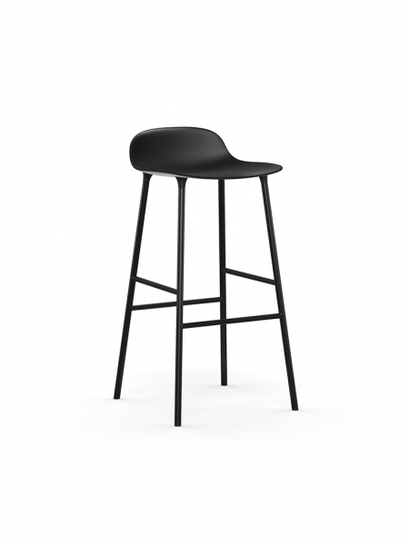 Form Barstool 75cm Steel - barová stolička vysoká