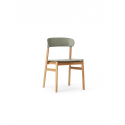 Herit Chair oak/dusty green