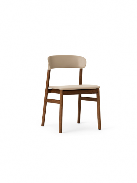 Herit Chair Smoked Oak Full Upholstery stolička s čalúneným sedákom