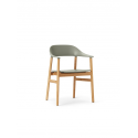 Herit Armchair oak/dusty green
