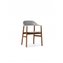 Herit Armchair Smoked oak/grey