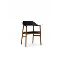 Herit Armchair smoked oak/black