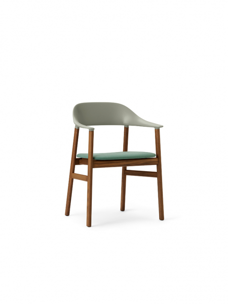 Herit Armchair Smoked Oak Upholstery - stolička s čalúneným sedákom 
