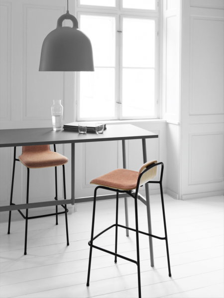 Studio Barstool 75cm Front Upholstery - barová stolička s čalúneným sedákom