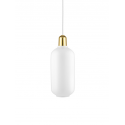 AMP Lamp Large Brass EU White/Brass