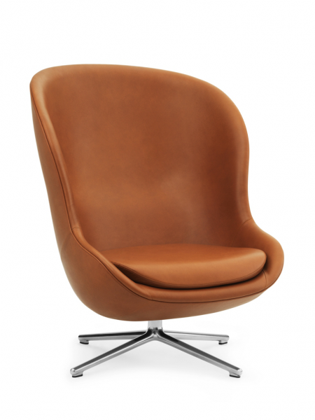 Hyg Lounge Chair High Swivel kreslo s otočnou podnožou