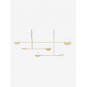Leaves Pendant brass