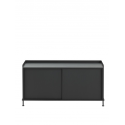 ENFOLD komoda, low, black/black