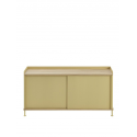 ENFOLD komoda, low, oak/sand yellow