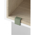 MINI STACKED svorky, dusty green 