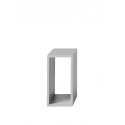 STACKED, S, otvorený modul, light grey