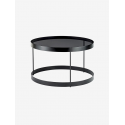 Drum Coffee Table D60 blackglass