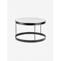 Drum Coffee Table D60 white marble