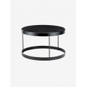 Drum Coffee Table D60 black marble