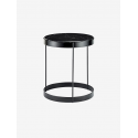 Drum Coffee Table D40 black marble