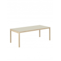 WORKSHOP jedálenský stôl, 200 cm, oak/warm grey linoleum
