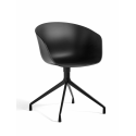 AAC 20 jedálenská/ kancelárska stolička black/black